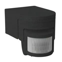 Bevægelsessensor sort 1200W IP44 12mb 3-2000lx SLICK JQ-L-B Kanlux 8391
