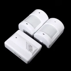 Bevægelsessensor Trådløs Alarm Sikkert System Dørklokke Alarm Til Hjemmet (1 Modtager 2 Sender)
