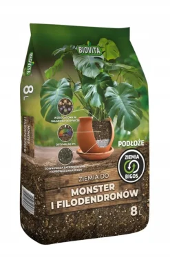 BIGOS jord til monsteraer og philodendroner BIOVITA 8l
