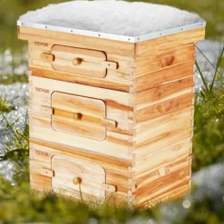 Bikube, 30-ramme Langstroth startpakke, 56,2x46,2x76 cm, fyrretræ
