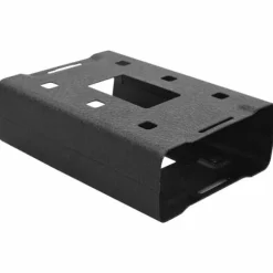 Bil Safe med lås - Robust metalboks til værdigenstande | Farve: Sort | Størrelse: 21.8x16x7 cm