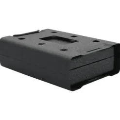 Bil Safe med lås - Robust metalboks til værdigenstande | Farve: Sort | Størrelse: 21.8x16x7 cm