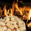 BIO Brandtändare 30 kg - Luktfria eldtändare för grill och eld | Färg: Natur | Storlek: 2250 rullar