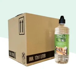 Bioethanol CL100 (24X 1 liter) - 100 % ren bioethanol - Lugtfri - Hollandsk oprindelse - Miljøvenligt brændstof