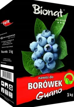 BIONAT GUANO-GØDNING TIL BLÅBÆR OG ANDRE SYREFARLIGE GØDNINGSMIDLER 1 KG ØKOLOGISK