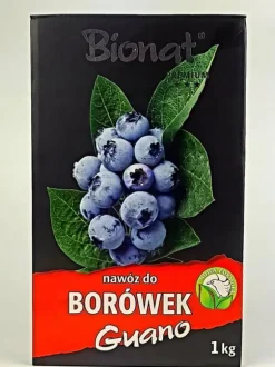 BIONAT GUANO-GØDNING TIL BLÅBÆR OG ANDRE SYREFARLIGE GØDNINGSMIDLER 1 KG ØKOLOGISK