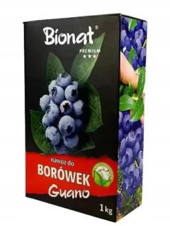 BIONAT GUANO-GØDNING TIL BLÅBÆR OG ANDRE SYREFARLIGE GØDNINGSMIDLER 1 KG ØKOLOGISK