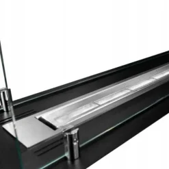 Biopejs / Flush indsats 65 cm / Sort mat med glas / TÜV certifikat / Flush indsats