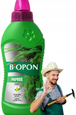 Biopon Gødning til Bregner 0,5L Specialiseret præparat til pleje af bregner