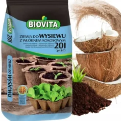 BIOVITA FRØJORD MED KOKOSFIBER 20L