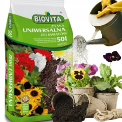 BIOVITA UNIVERSAL BLOMSTERJORD 50 LITER MED GØDNING