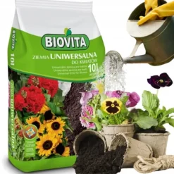 BIOVITA UNIVERSAL BLOMSTERJORD 10 LITER MED GØDNING