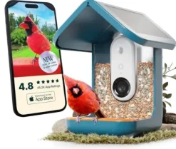 Birdbuddy Smart Bird Feeder 2.0 Blue med solpanel
