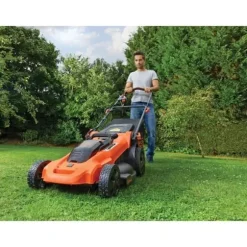 BLACK & DECKER Autosense batteridriven gräsklippare 48cm 36V 2x2 Ah