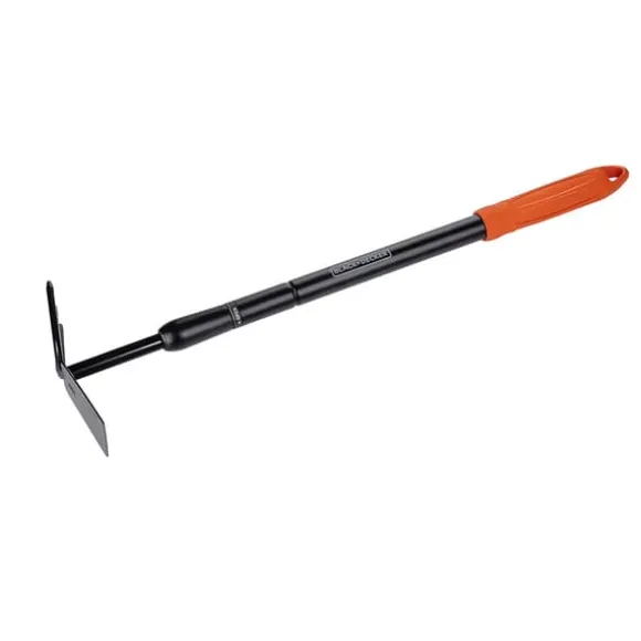 Black+Decker Teleskopisk Kultivator med Hakke: Justerbar Haveværktøj