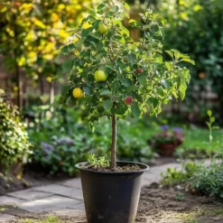Æbletræ - Sæt med 1 - Malus - Højde 60-70cm - ⌀17cm