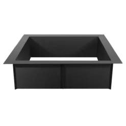 Bålfad Ring, 91,4x91,4x25 cm, Sort, Kulstofstål