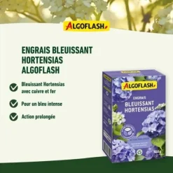 Blågødning til hortensia - ALGOFLASH NATURASOL NATURASOL - Forlænget virkning 800 g