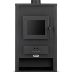 BLIST B2E Højtydende brændeovn med vandmantel, 15 kW, til centralvarmesystemer