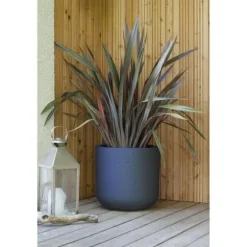 Blomkruka - EDA PLASTIQUE - GraphitUp - 50 cm - 67 L - Antracitgrå