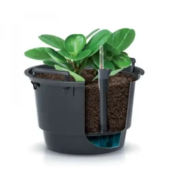 BLOMSTERPOTTEINDSATS - SORT 8L - PP-IWKO280