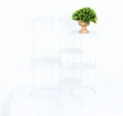 Blomsterstand DEIA STAND S D21xH45cm, varm grå