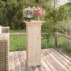 Blomsterstander i massivt fyrretræ - Stilfuldt design | Størrelse: 40x40x90 cm