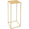 Blomsterstander til Bryllup - Rektangulær Geometrisk Metalstativ - 10-Pak - 30×30×80 cm - Str. L - Guld