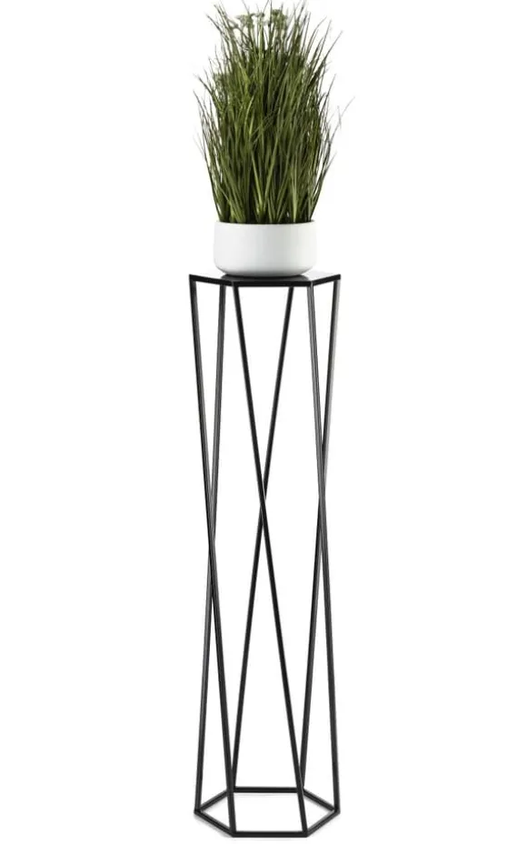 Blomsterstander til planter sort 100 cm