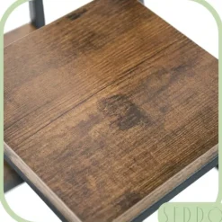 Blomsterstativ, hylde til blomster, planter, potter, fritstående, 4 hylder, loft