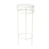 Blomsterstativ SANDY D25xH60cm, antik hvid