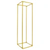 Blomsterstativ til bryllup - Metal gulv-/vasestativ - 50×50×180 cm - Str. L - Høj søjle - Guld
