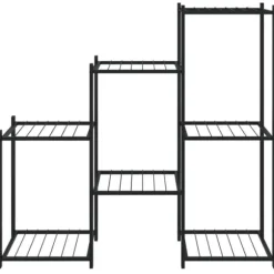 Blomsterstativ 83x25x80 cm jern sort - Blomsterstativ - Blomsterstativer - Home & Living