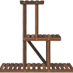 Blomsterstativ 81x25x75,5 cm massivt fyrretræ - Blomsterstativ - Blomsterstativer - Home & Living