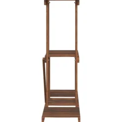 Blomsterstativ 81x25x75,5 cm massivt fyrretræ - Blomsterstativ - Blomsterstativer - Home & Living