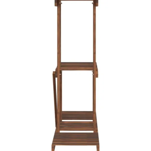 Blomsterstativ 81x25x75,5 cm massivt fyrretræ - Blomsterstativ - Blomsterstativer - Home & Living