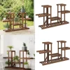 Blomsterstativ 110x25x73 cm massivt fyrretræ - Blomsterstativ - Blomsterstativer - Home & Living
