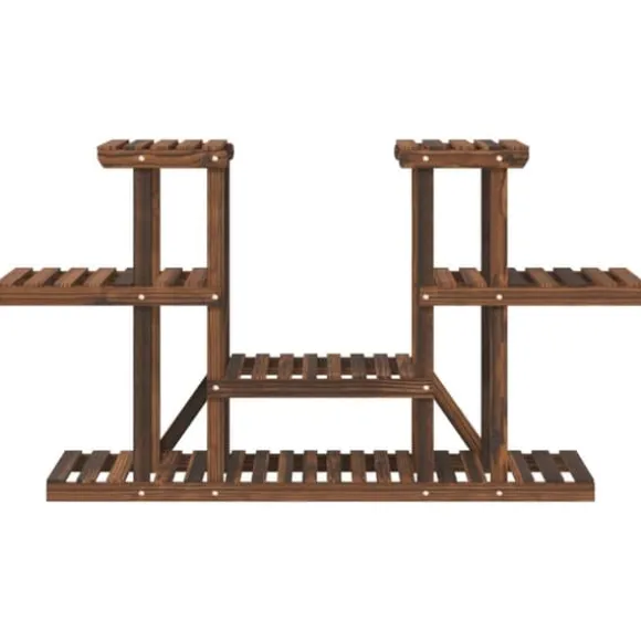 Blomsterstativ 110x25x73 cm massivt fyrretræ - Blomsterstativ - Blomsterstativer - Home & Living