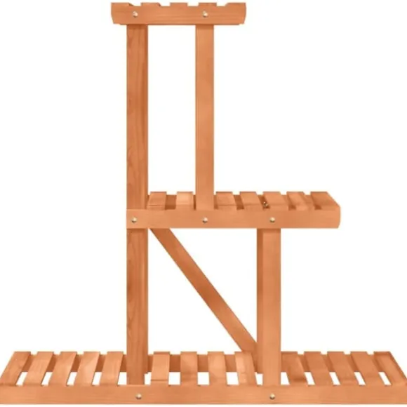 Blomsterstativ 81x25x75,5 cm massivt fyrretræ - Blomsterstativ - Blomsterstativer - Home & Living