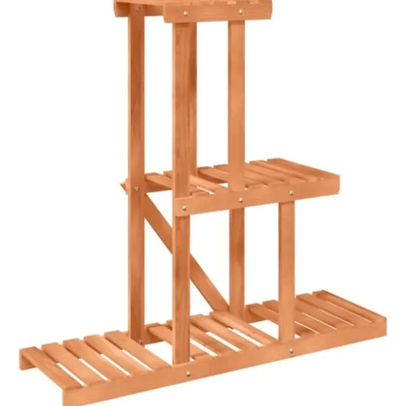 Blomsterstativ 81x25x75,5 cm massivt fyrretræ - Blomsterstativ - Blomsterstativer - Home & Living