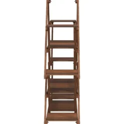Blomsterstativ 110x25x105 cm massivt fyrretræ - Blomsterstativ - Blomsterstativer - Home & Living