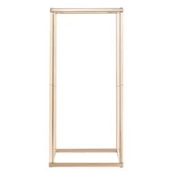 Blomsterstativer - Rektangulære Søjler - Sæt med 10 - 60 cm Højde - Metalramme - Til Bryllup og Fest - Guld