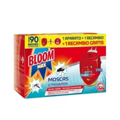 Bloom Max Flies & Mosquitoes 1 Electric Device + 2 Refill