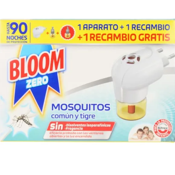 BLOOM ZERO MOSQUITOES electrical device + 2 spare parts