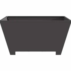 Bålsted i koldvalset stål - Stilfuld udendørs bålplads | Farve: Sort | Størrelse: 80x80x40 cm