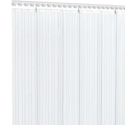 Bændelgardin 200 mm x 1,6 mm PVC - Transparent 50 m | Størrelse: 50 m | Farve: Transparent