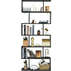 Bogreol, 80x23x191 cm - materiale: ingeniørtræ