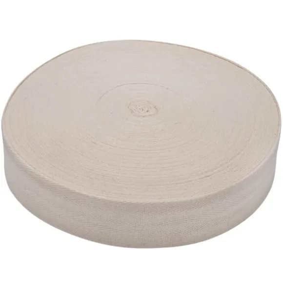bomuldstræbåndsbånd til binding, podning, bonsai-haveredskab (4 cm, hvid)