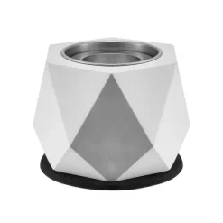 Bordplade Fire Pit Bowl, Betonpejs til Indendørs og Udendørs Brug, Holdbar, Moderne Design, Perfekt til Patio