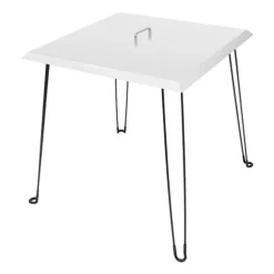 Brandbeskyttelse, Foldbart Design, Rustfrit Stål Konstruktion,Sølv